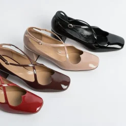 A.BOCCA - Decollete - 32019 - Vernice Mosto<Collezione Scarpe Donna Decollete