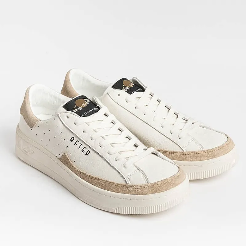 AFTER - Collezione Donna After - Sneakers Saturno - 0783 - Avorio Ocra<Collezione Scarpe Donna Sneakers