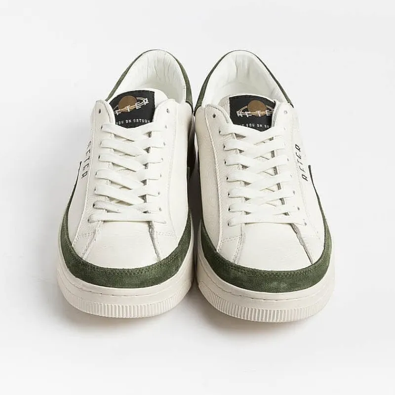 AFTER - Collezione Uomo After - Sneakers Saturno - 0784 - Avorio Militare<Collezione Scarpe Uomo Sneakers