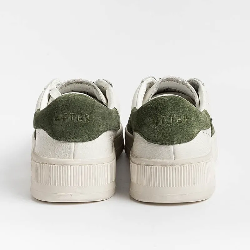AFTER - Collezione Uomo After - Sneakers Saturno - 0784 - Avorio Militare<Collezione Scarpe Uomo Sneakers