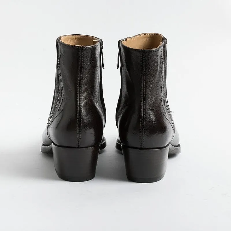 ALBERTO FASCIANI - Stivaletto Texano - Yara 54004 - Nero<Collezione Scarpe Donna Texani