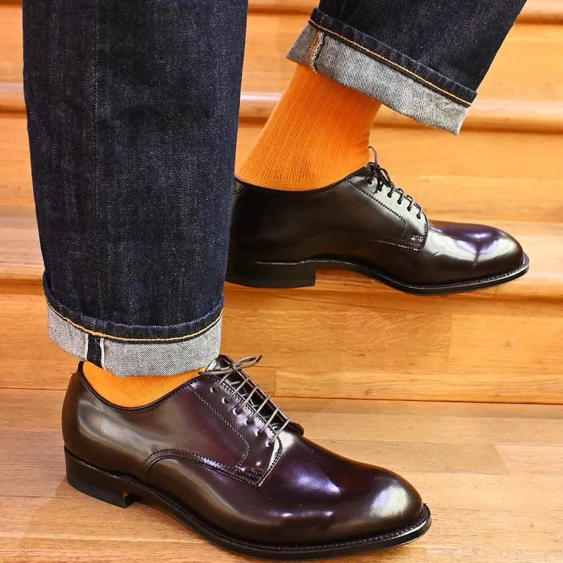 Alden - 53501 - Derby Liscio Modified (Ergonomica)- Cordovan Colore 8<Collezione Scarpe Uomo Allacciate