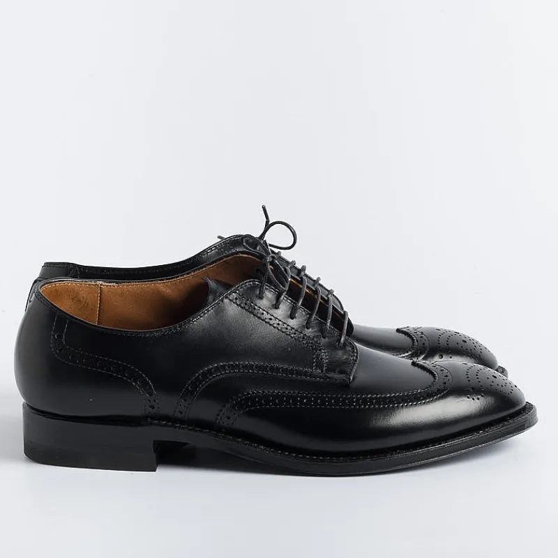 Alden - 54210 - Derby Vitello Duilio Modified (Ergonomica) - Nero<Collezione Scarpe Uomo Allacciate