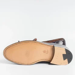 Alden - 563 - Mocassino Nappine - Cordovan Burgundy<Collezione Scarpe Uomo Mocassini