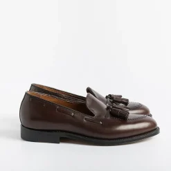 Alden - 561 - Mocassino Tassel/Nappine - Pelle Marrone<Collezione Scarpe Uomo Mocassini
