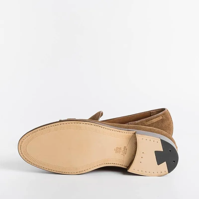 Alden - 3403 - Mocassino Tassel/Nappine - Camoscio Snuff<Collezione Scarpe Uomo Mocassini