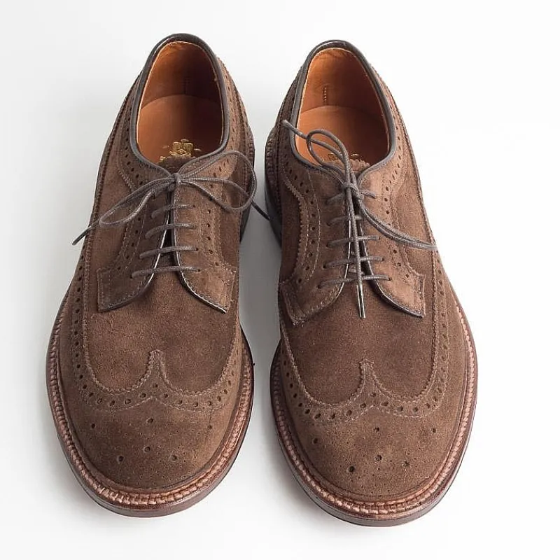 Alden - 97565 F - Derby Camoscio Duilio - Tabacco<Collezione Scarpe Uomo Allacciate