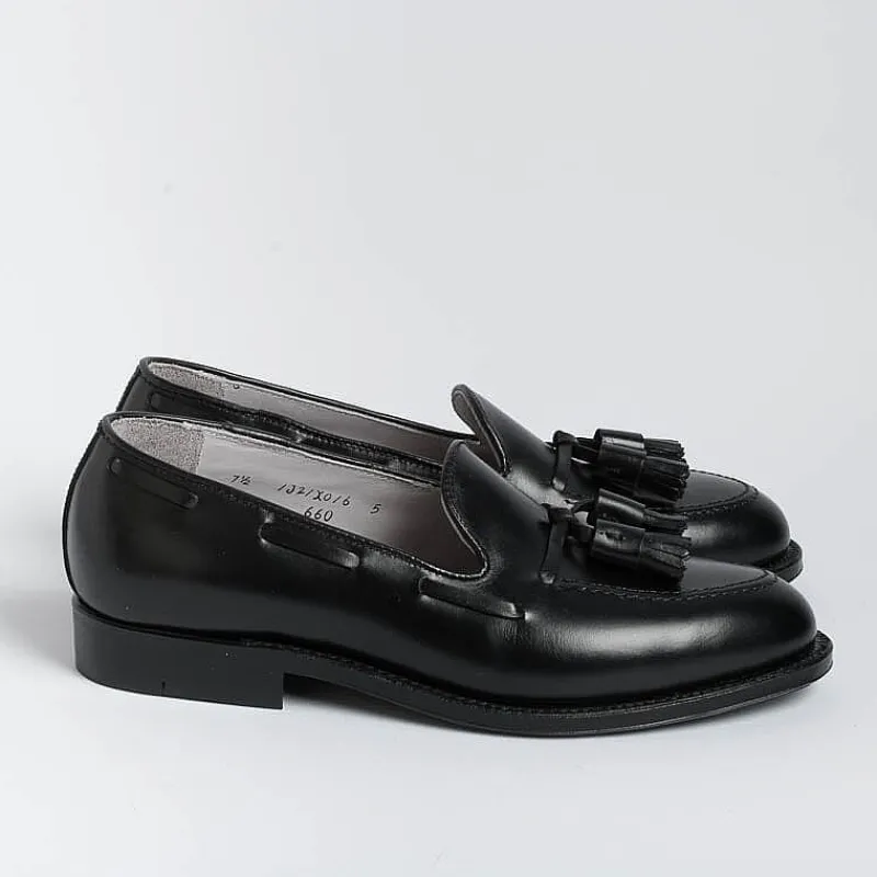 Alden - 660 Mocassino Tassel - Vitello Nero<Collezione Scarpe Uomo Mocassini