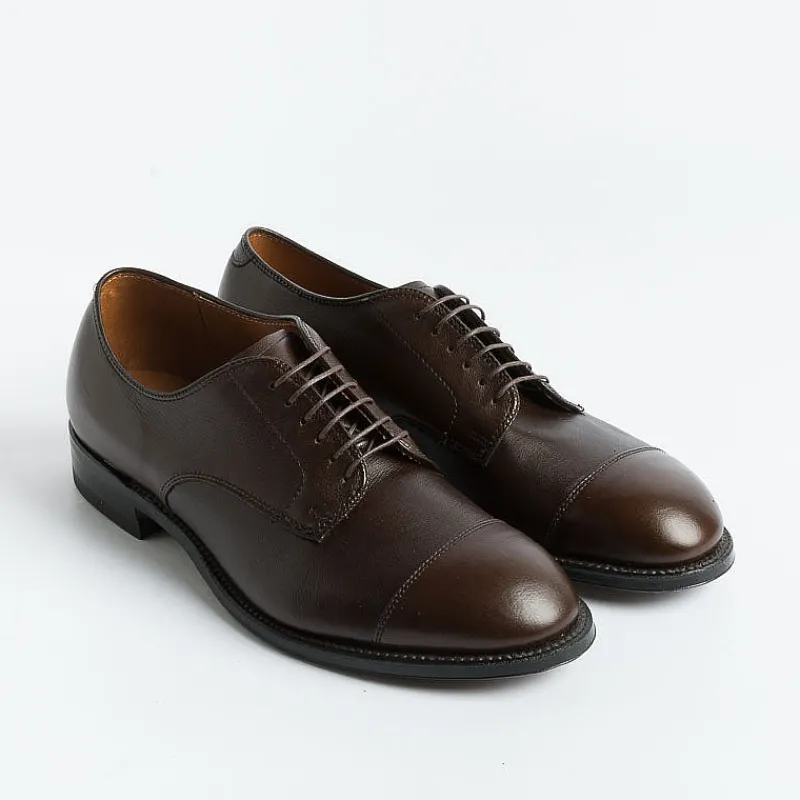 Alden - M1501Y - Derby Con Puntale Forma Ergonomica - Vitello Marrone<Collezione Scarpe Uomo Allacciate