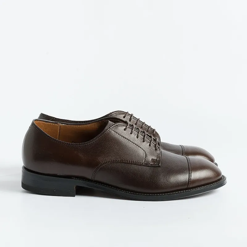 Alden - M1501Y - Derby Con Puntale Forma Ergonomica - Vitello Marrone<Collezione Scarpe Uomo Allacciate