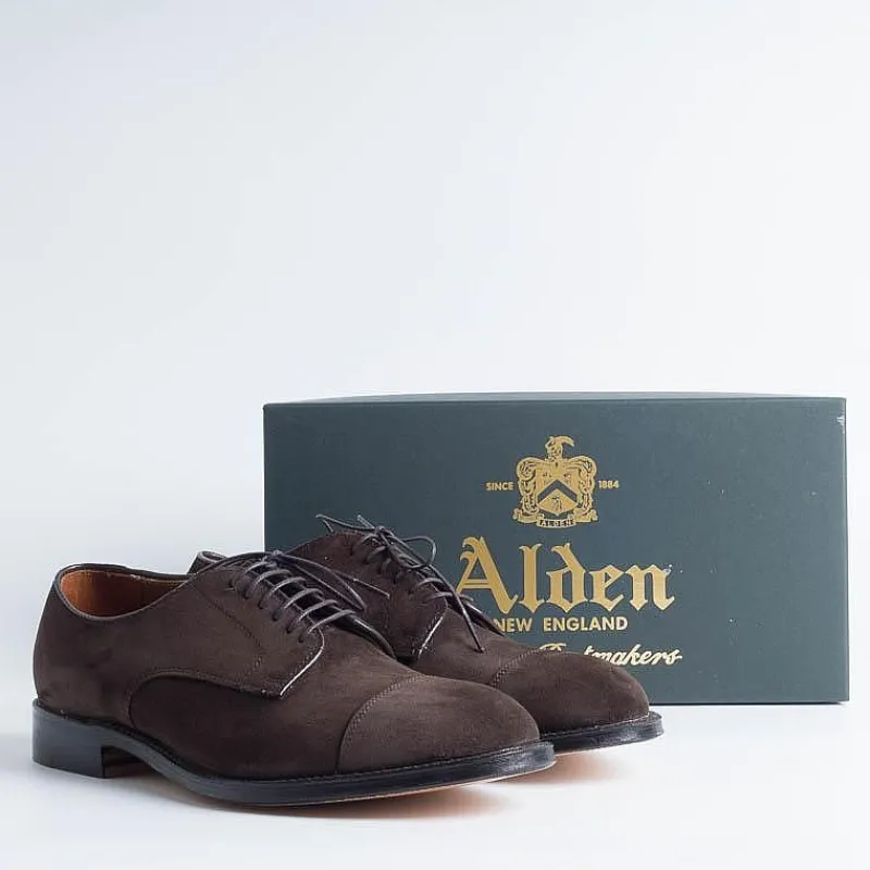 Alden - M0501Y - Derby Modified (Ergonomica)- Camoscio Testa Di Moro<Collezione Scarpe Uomo Allacciate