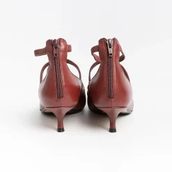 Anna F. - Decollete - 1656 - Pelle - Carminio<Collezione Scarpe Donna Decollete
