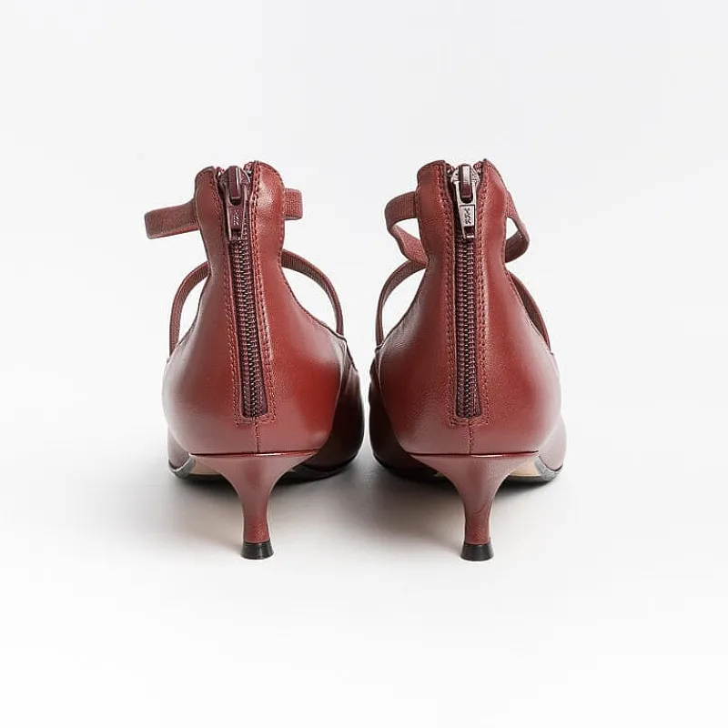 Anna F. - Decollete - 1656 - Pelle - Carminio<Collezione Scarpe Donna Decollete