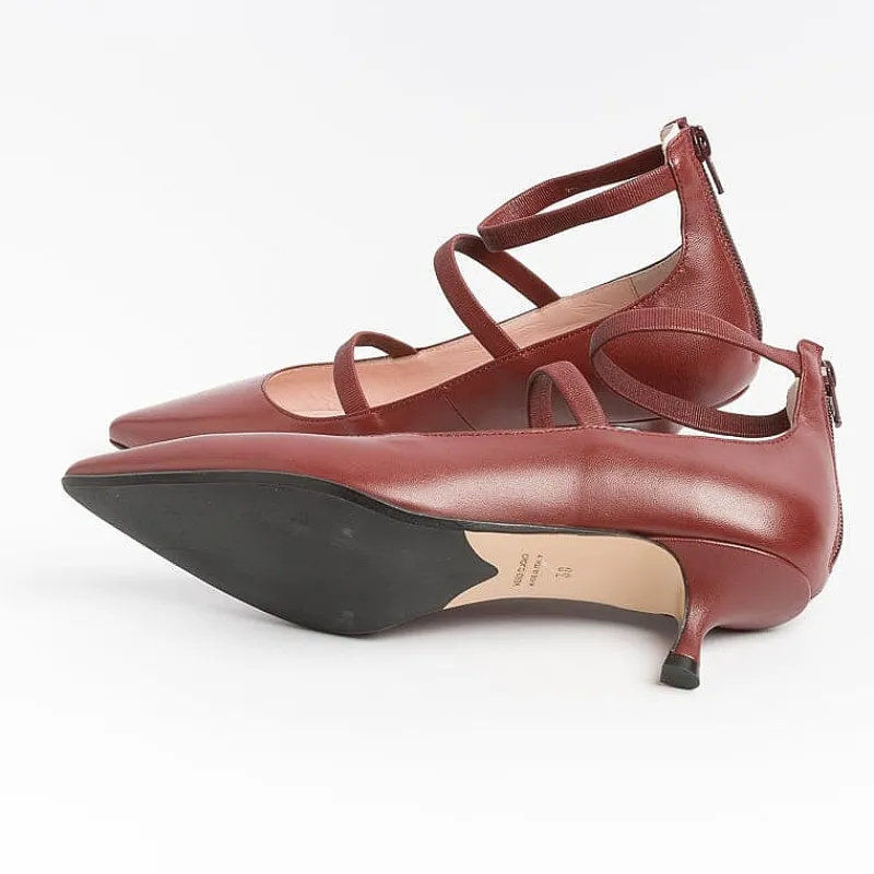 Anna F. - Decollete - 1656 - Pelle - Carminio<Collezione Scarpe Donna Decollete
