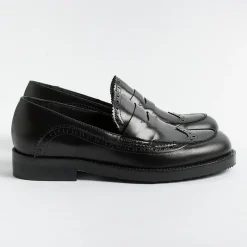 Anna F. Anna F - Mocassino - 1605 - Pelle - Nero<Collezione Scarpe Donna Mocassini