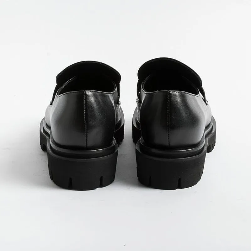 Anna F. Anna F - Mocassino - 1438 - Pelle - Nero<Collezione Scarpe Donna Mocassini
