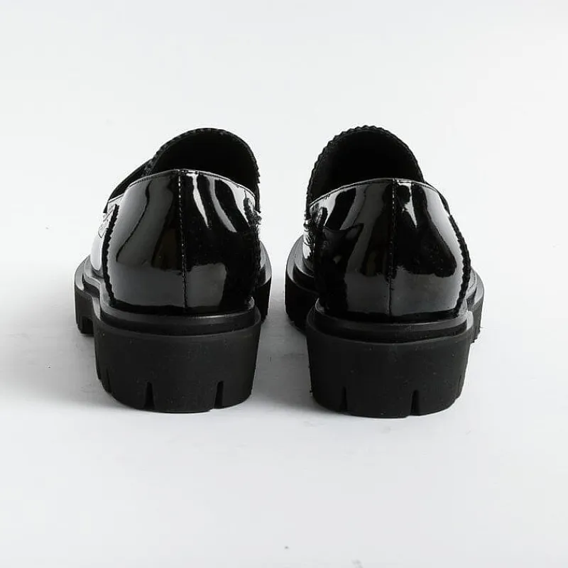 Anna F. Anna F - Mocassino - 1498 - Vernice - Nero<Collezione Scarpe Donna Mocassini