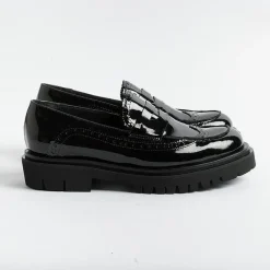 Anna F. Anna F - Mocassino - 1498 - Vernice - Nero<Collezione Scarpe Donna Mocassini