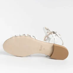 Anna F. - Sandali Bassi 3669 - Bianco<Collezione Scarpe Donna Sandali Bassi