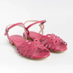Anna F. - Sandali Bassi 3669 - Fucsia<Collezione Scarpe Donna Sandali Bassi