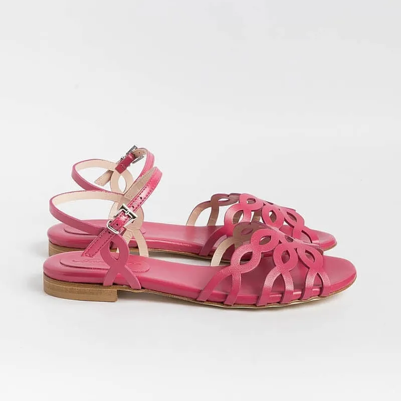 Anna F. - Sandali Bassi 3669 - Fucsia<Collezione Scarpe Donna Sandali Bassi