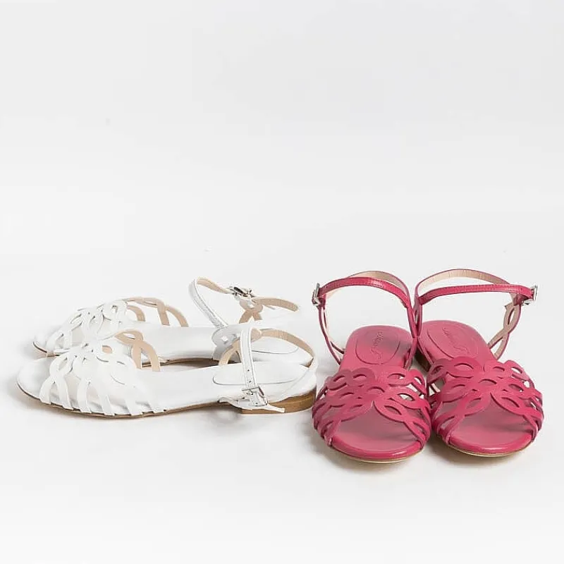 Anna F. - Sandali Bassi 3669 - Fucsia<Collezione Scarpe Donna Sandali Bassi
