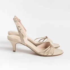 Anna F. - Sandali Con Tacco- 3665 - Nappa Gesso<Collezione Scarpe Donna Sandali Con Tacco