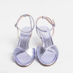 Anna F. - Sandali Con Tacco - 3661 - Laminato Lilla<Collezione Scarpe Donna Sandali Con Tacco