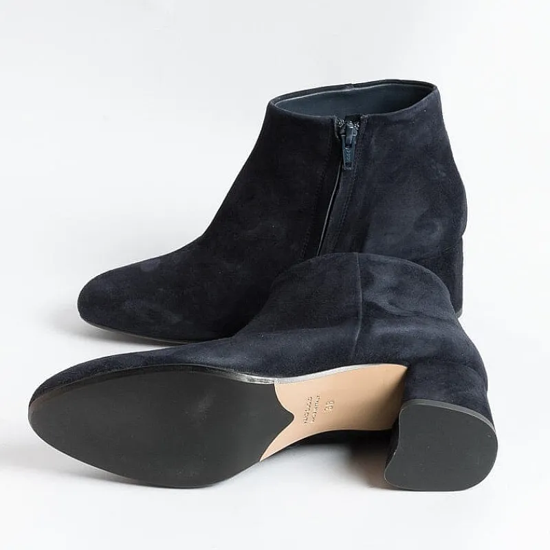 Anna F. Anna F - Stivaletto - 9787 - Camoscio Blu<Collezione Scarpe Donna Stivaletti