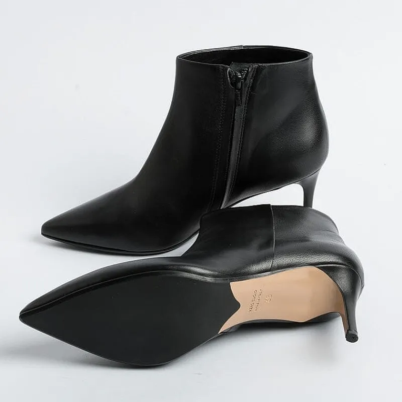 Anna F. Anna F - Stivaletto - 9781 - Nappa Nero<Collezione Scarpe Donna Stivaletti