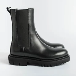 Anna F. Anna F - Stivaletto - 9715 - Pelle Nero<Collezione Scarpe Donna Stivaletti