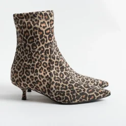 Anna F. Anna F - Stivaletto - 9800 - Tessuto Stretch - Maculato<Collezione Scarpe Donna Stivaletti