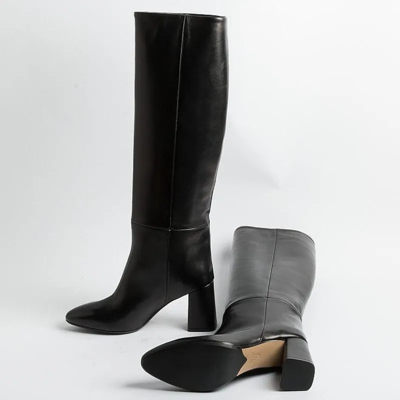 Anna F. Anna F - Stivali - 9794 - Nappa - Nero<Collezione Scarpe Donna Stivali