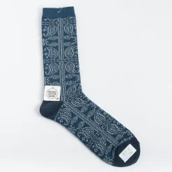 CappellettoShop Anonymous - Calzino - Blu / Bandana<Collezione Accessori Uomo Calzini
