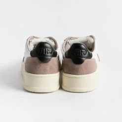 AUTRY - Collezione donna Autry - Aulw Gs20 - Sneakers - Low Wom Suede Leat - Bianco Tortora Nero<Collezione Scarpe Donna Sneakers