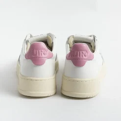 AUTRY - Collezione donna Autry - Aulw Ll55 -Sneakers Low Wom All Leat - Bianco Malva<Collezione Scarpe Donna Sneakers