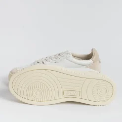 AUTRY - Collezione donna Autry - Aulw Ls58 - Sneakers Low Wom Leat - Bianco Beige Pepper<Collezione Scarpe Donna Sneakers