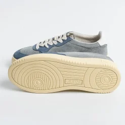 AUTRY - Collezione donna Autry - Aulw Ss18 -Sneakers Low Wom Leat - Grigio Blu<Collezione Scarpe Donna Sneakers