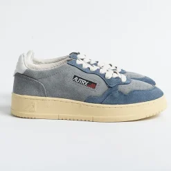AUTRY - Collezione donna Autry - Aulw Ss18 -Sneakers Low Wom Leat - Grigio Blu<Collezione Scarpe Donna Sneakers