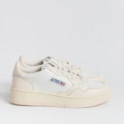 AUTRY - Collezione donna Autry - Aulw Wb28 - Sneakers Low Wom Leat - Bianco Rosa Chiaro<Collezione Scarpe Donna Sneakers