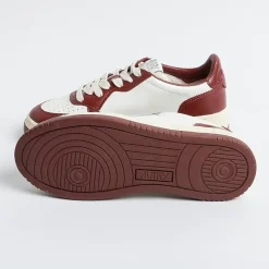 AUTRY - Collezione donna Autry - Aulw Wb35 -Sneakers Low Wom Leat - Bianco Syrah<Collezione Scarpe Donna Sneakers