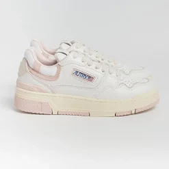 AUTRY - Collezione donna Autry - Rolw Mm14 - Sneakers Low Wom - Bianco Rosa<Collezione Scarpe Donna Sneakers