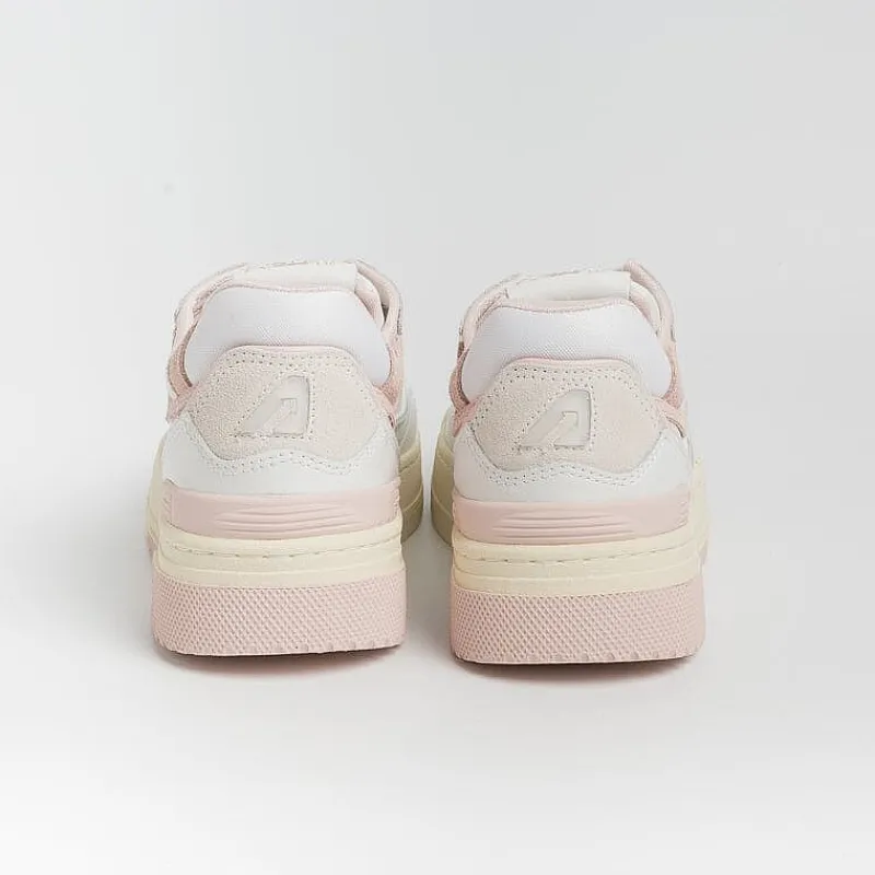 AUTRY - Collezione donna Autry - Rolw Mm14 - Sneakers Low Wom - Bianco Rosa<Collezione Scarpe Donna Sneakers