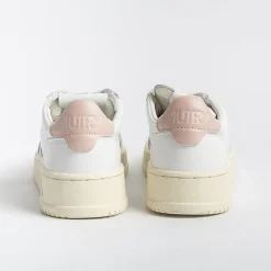 AUTRY - Collezione donna Autry - Sneakers Kulk Ll16 - Low Kid - Leath/Leat - Bianco Rosa<Collezione Scarpe Donna Sneakers