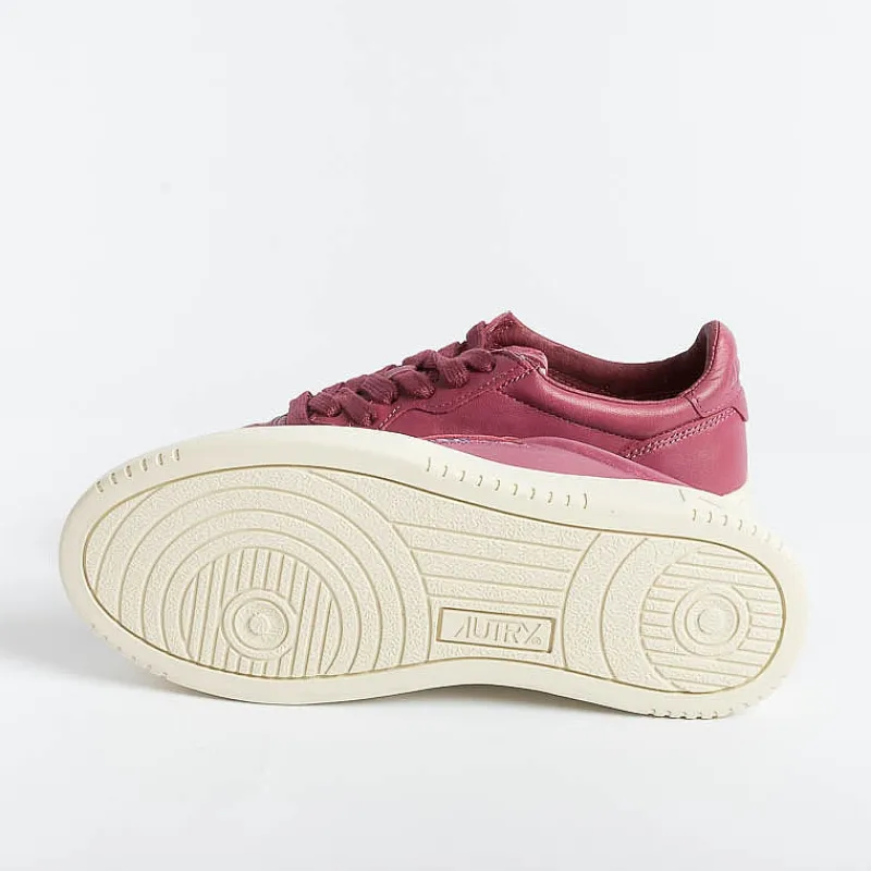 AUTRY - Collezione donna Autry Aulw Gg35 - Sneakers Low Wom Goat - Beet/Rosa Scuro<Collezione Scarpe Donna Sneakers