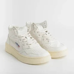 AUTRY - Collezione donna Autry Aumw Gg04 -Sneakers Mid Wom Goat- Bianco<Collezione Scarpe Donna Sneakers