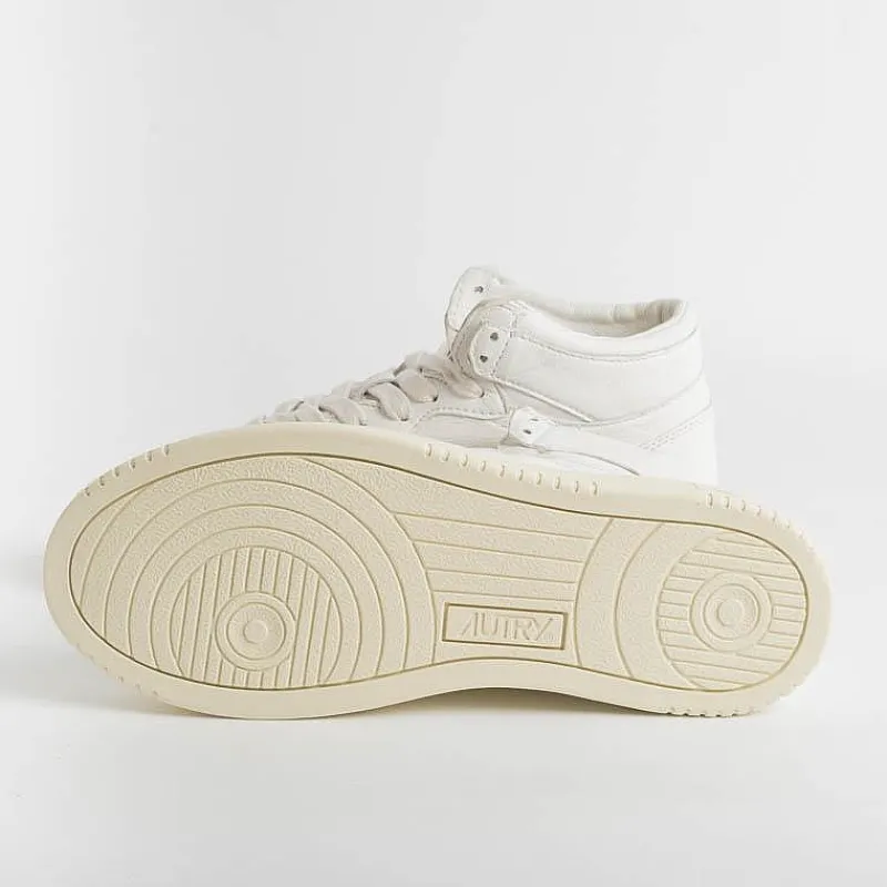 AUTRY - Collezione donna Autry Aumw Gg04 -Sneakers Mid Wom Goat- Bianco<Collezione Scarpe Donna Sneakers