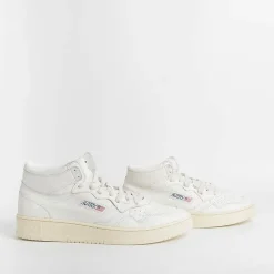 AUTRY - Collezione donna Autry Aumw Gg04 -Sneakers Mid Wom Goat- Bianco<Collezione Scarpe Donna Sneakers