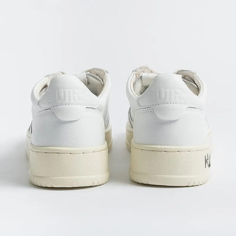AUTRY - Collezione donna Autry Ld06- Sneakers Low Wom All Leat/Draw - Bianco/Bianco<Collezione Scarpe Donna Sneakers