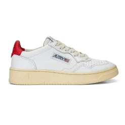 AUTRY - Collezione uomo Autry Ll21 - Sneakers Low Man All Leat - Bianco/Rosso<Collezione Scarpe Uomo Sneakers